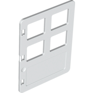 Duplo Door 1 × 4 × 4 with Four Equal Panes White