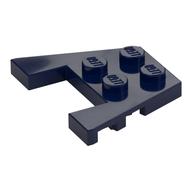 Wedge Plate 3 × 4 with Stud Notches [Reinforced Underside] Dark Blue
