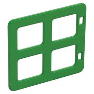 Duplo Door / Window with Four Equal Square Cornered Panes Hellgrün