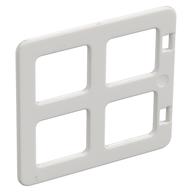 Duplo Door / Window with Four Equal Square Cornered Panes