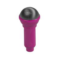 Musical Instrument Microphone with Silver Top Half Screen Print Magenta