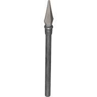 Weapon Pike / Spear Elaborate with Pearl Light Gray Tip Pearl Dark Gray