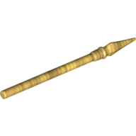 Weapon Pike / Spear Elaborate with Pearl Gold Tip Pearl Gold