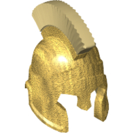 Helmet Spartan Warrior Metallic-Gold