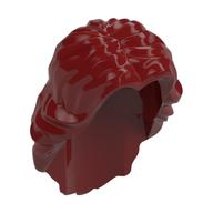 Hair Mid-Length Wavy with Center Part Dark Red