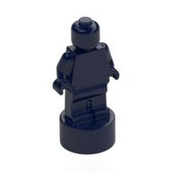 Minifig Trophy Statuette Dark Blue