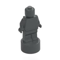 Minifig Trophy Statuette Dunkelblaugrau