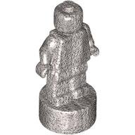 Minifig Trophy Statuette Metallic-Silber