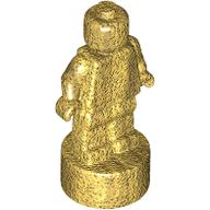 Minifig Trophy Statuette Metallic-Gold