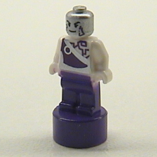 Minifig Trophy Statuette, PIXAL Print Weiß