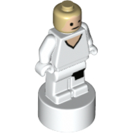 Minifig Trophy Statuette, Alastor Moody Print White
