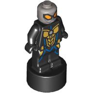 Minifig Trophy Statuette, The Wasp Print Schwarz