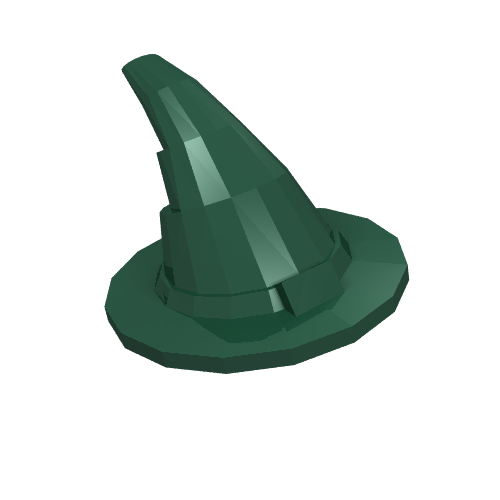 Hat, Wizard, Slightly Textured [New Version] Dunkelgrün