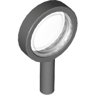 Equipment Magnifying Glass with Removable Trans-Clear Lens Dark Bluish Gray