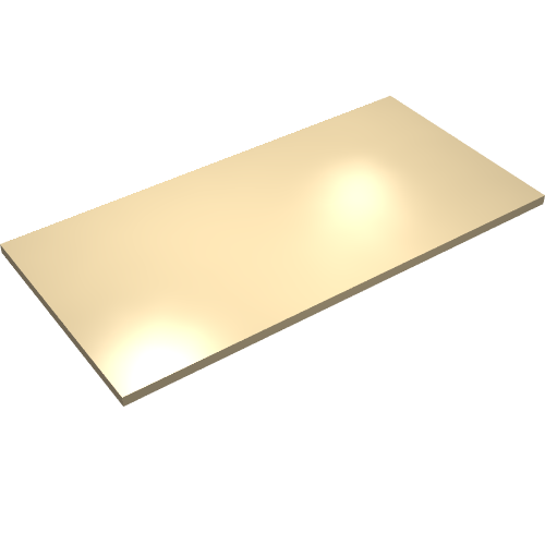Tile 8 × 16 with Bottom Tubes Beige