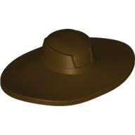Hat Very Wide Brim Dunkelbraun