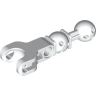 Large Figure Skeletal, Limb with Ball Joint on Axle and Ball Socket and Hole Weiß
