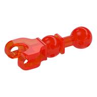 Large Figure Skeletal, Limb, 5L with Ball Joint on Axle and Ball Socket Trans-Neon Orange