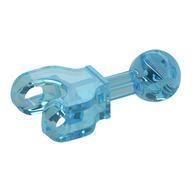 Large Figure Skeletal, Limb, 4L with Ball Joint on Axle and Ball Socket Trans-Light Blue