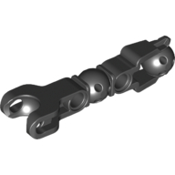 Large Figure Skeletal, Limb with Ball Joint, and Ball Socket and Two Holes Black