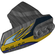 Large Figure Limb Cover, Size 5, Armor with Ball Joint Socket with 'EVO 2.0' Print Perltitan