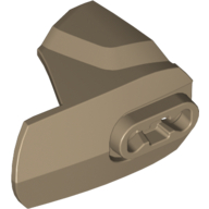 Large Figure Limb Cover, Size 4, Armor with Ball Joint Socket Dunkelbeige