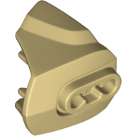 Large Figure Limb Cover, Size 3, Armor with Ball Joint Socket Tan