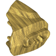 Large Figure Limb Cover, Size 3, Armor with Ball Joint Socket Pearl Gold