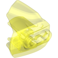 Large Figure Limb Cover, Size 3, Armor with Ball Joint Socket Trans-Neon Green