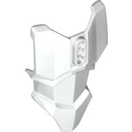 Large Figure Torso Cover, Armour with 2 Chest Holes and Ball Joint Socket White
