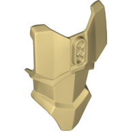 Large Figure Torso Cover, Armour with 2 Chest Holes and Ball Joint Socket Beige