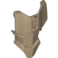 Large Figure Torso Cover, Armour with 2 Chest Holes and Ball Joint Socket Dunkelbeige