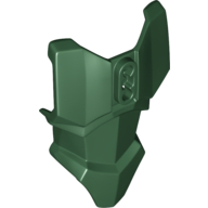 Large Figure Torso Cover, Armour with 2 Chest Holes and Ball Joint Socket Dunkelgrün