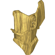 Large Figure Torso Cover, Armour with 2 Chest Holes and Ball Joint Socket Perlgold