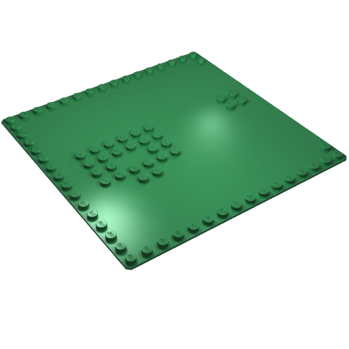 Baseplate 16 × 16 Control Tower Set 340 Grün