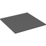 Platte 16 × 16 Dunkelblaugrau