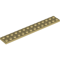 Plate 2 × 14 Tan