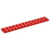 Platte 2 × 14 Rot