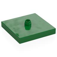 Duplo Turntable 4 × 4 Base, Flush Surface Green