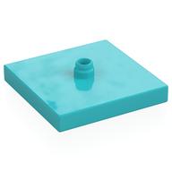 Duplo Turntable 4 × 4 Base, Flush Surface Medium Azure