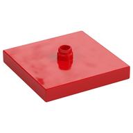 Duplo Turntable 4 × 4 Base, Flush Surface Red