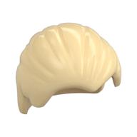 Hair Combed Back Beige