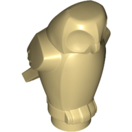 Animal, Bird, Owl Small, Angular Features Tan