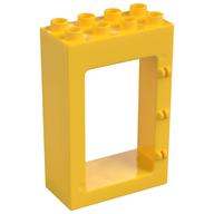 Duplo Door Frame 2 × 4 × 5 Yellow