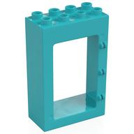 Duplo Tür Rahmen 2 × 4 × 5 Mittelazur