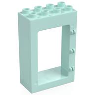 Duplo Door Frame 2 × 4 × 5 Light Aqua