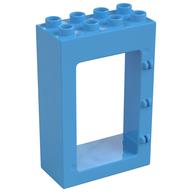 Duplo Door Frame 2 × 4 × 5 Medium Blue