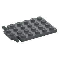 Plate Special 4 × 6 with Trap Door Hinge [Long Pins]