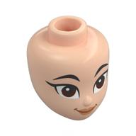 Minidoll Head, Thin Black Eyebrows, Eyeliner, Brown Eyes Hellnougat