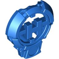 Large Figure Chest Badge with 'H' Hero Factory Logo Design Blue